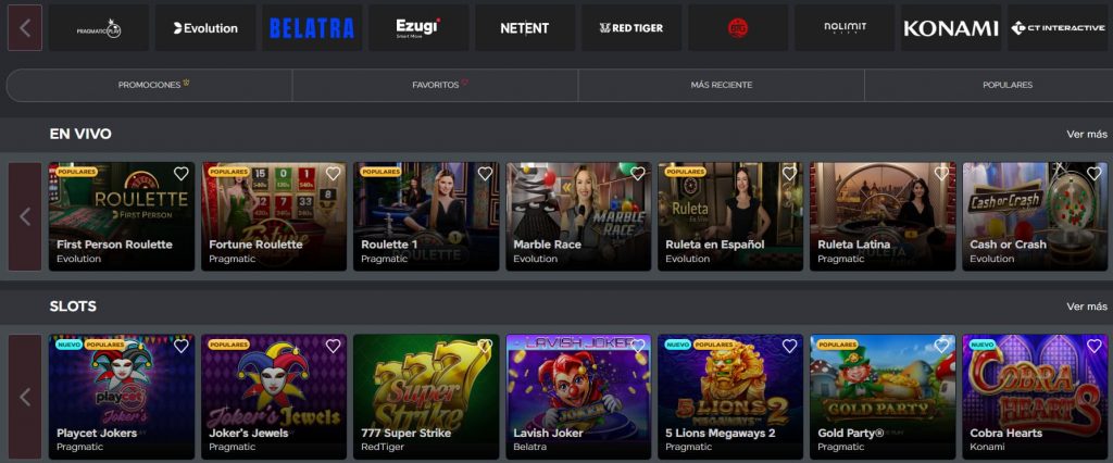 Juegos de casino y apuestas deportivas en móvil